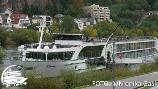 Kreuzfahrtanleger in Trier FOTO: ©Monika Gask
