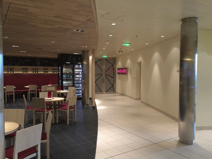 Nachtclub Nightfly 5 Eingangsbereich zum Nachtclub Nightfly auf AIDAprima