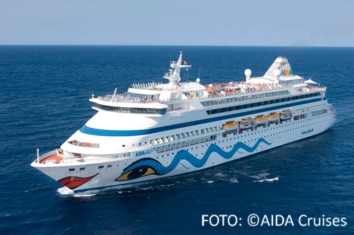 Silvesterkreuzfahrt mit AIDAvita AIDAvita auf See