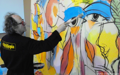 Kreuzfahrtblog 4 Feliks Büttner – Der AIDA-Kussmund Maler