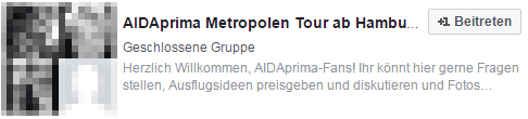 Facebook Suche Ergebnis