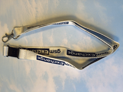 Lanyard als Werbegeschenk (ganz einfache Version)