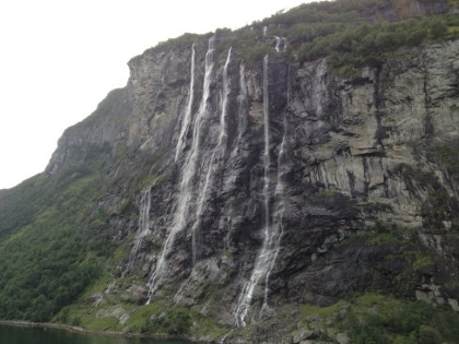 Wasserfall 7 Schwestern in Norwegen