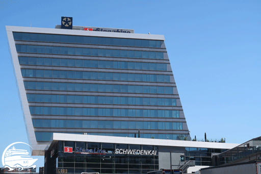 Schwedenkai Kiel Blick auf den Office Tower am Schwedenkai Kiel