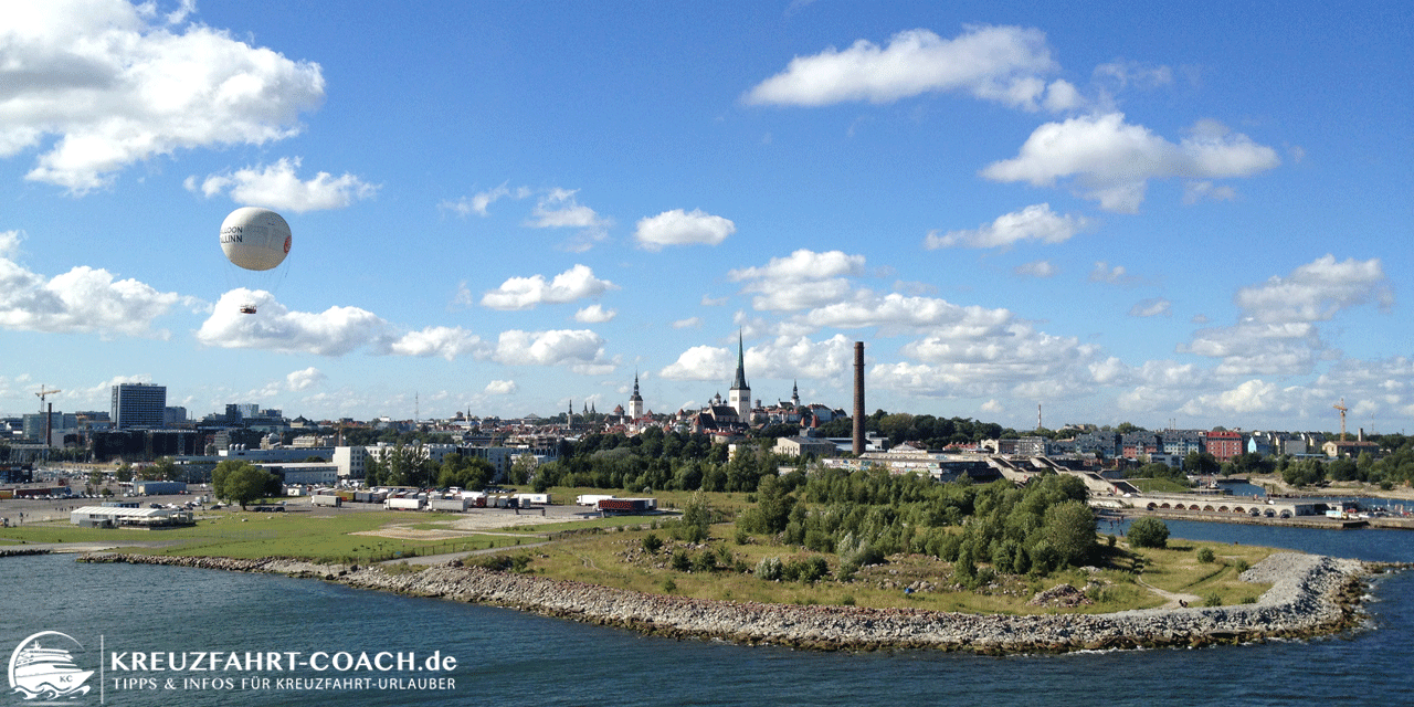 Blick auf Tallinn
